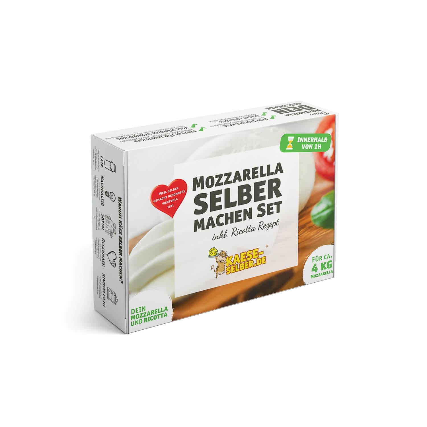 Mozzarella und Ricotta selber machen Set