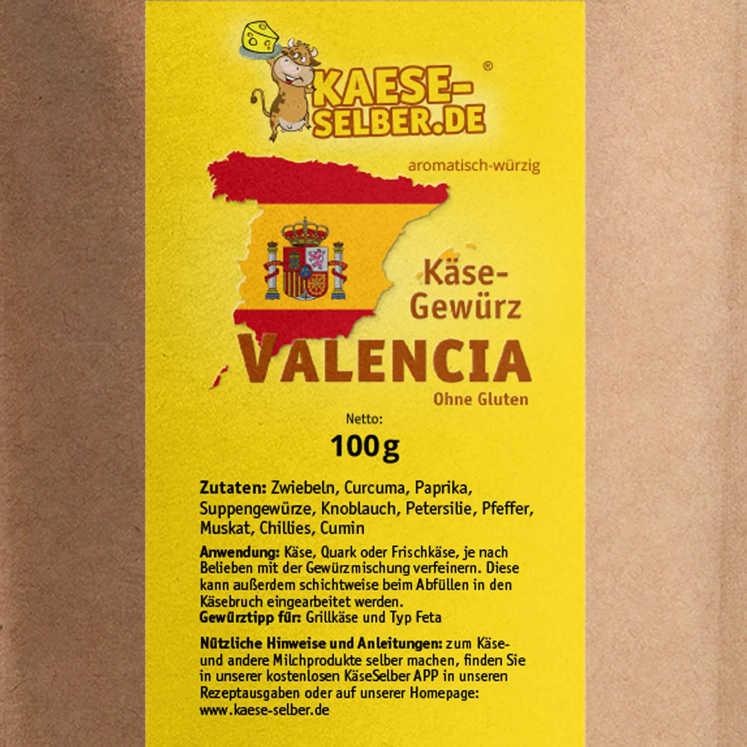 Käse-Gewürz Valencia 100 g